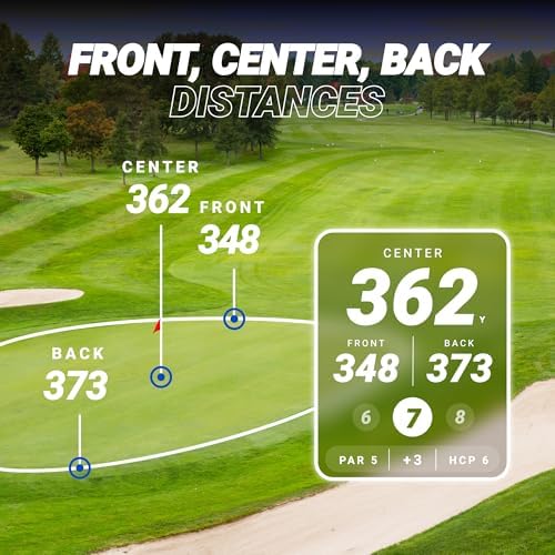 Blue Tees Golf Player+ GPS Speaker with Touch Screen Display, 10+ Hours Battery, 40,000+ Courses, Visual + Audible Distance, Hazard Distance - IPX7 Waterproof (Black) - Image 4