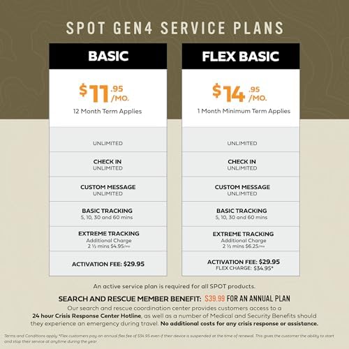 Spot Gen 4 Satellite GPS Messenger | Handheld Portable GPS Messenger for Hiking, Camping, Outdoor Activities | Globalstar Satellite Network Coverage | Subscription Applicable - Image 4